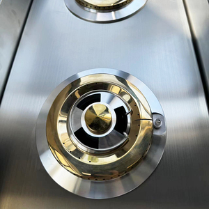 Superior Quality Kitchen Outdoor <b>Camping</b> Gas <b>Stove</b> Stainless Steel Gas Cooker Barbecue Grill Built-In Side <b>Burner</b> - Product Image 2