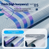 Matelas flottant gonflable en PVC pour adultes, lit d'eau, planche flottante, chaise longue de plage, pour la mer et le surf