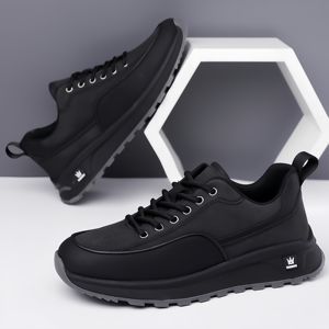 Zapatillas Deportivas de Plataforma con Cordones de Cuero <span class=keywords><strong>para</strong></span> Mujer, Ligeras, con Brillo Metálico, Estilo Casual <span class=keywords><strong>para</strong></span> Caminar - Product Image 4