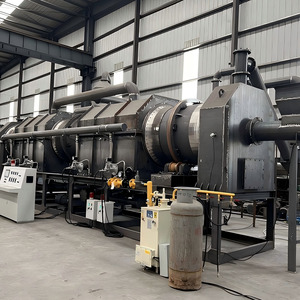Máquina de biocarbón totalmente continua Horno de carbonización horizontal Combustión eficiente de carbón - Product Image 2
