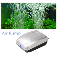 Pompe à air électrique silencieuse en plastique écologique pour aquarium et hydroponie