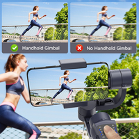 Stabilisateur de caméra pour smartphone S5B, réglage automatique à 360°, en plastique, batterie 3600 mAh pour photo/vidéo