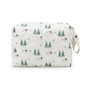 Bolsa organizadora de pañales de estilo coreano con estampado INS, bolsa de almacenamiento de artículos de tocador para bebés, bolsa colgante portátil para pañales y desechables - Product Image 2