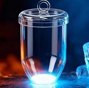 Pot en quartz transparent certifié CE UE, adapté aux canaux de cuisson et aux réacteurs. Les formes particulières sont acceptables. - Product Image 2