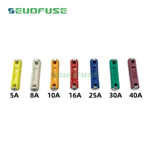 100/200 Uds. Tipo de fusibles de coche Continental para coches clásicos Vintage hoja estilo antiguo 5/8/10/16/25AMP 6MM juego de fusibles automotrices europeos - Product Image 2