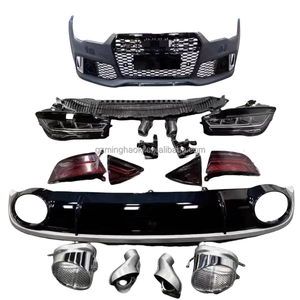 Venta al por mayor para <span class=keywords><strong>Audi</strong></span> <span class=keywords><strong>A6</strong></span> 18-23 Kit de actualización parachoques delantero y trasero faro movimiento envolvente montado directamente-condición usada - Product Image 5