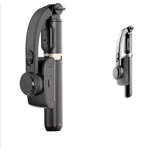 Meilleure vente <span class=keywords><strong>Q08</strong></span> <span class=keywords><strong>Selfie</strong></span> <span class=keywords><strong>Stick</strong></span> pli téléphone portable stabilisateur cardan télécommande 1 axe 360 Rotation Anti-secousse lumière de remplissage pour - Product Image 1