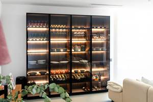 Meubles de cuisine en bois simples pour la décoration, la rénovation et la conception de la maison, avec une <span class=keywords><strong>grande</strong></span> zone d'îlot - Product Image 6