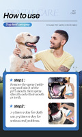 Spray Nettoyant pour Dents de Chien en Gros, Écologique, Extraits Naturels de Plantes, 100ml, Soin Buccal, Élimine la Plaque Dentaire, Rafraîchit l'Haleine
