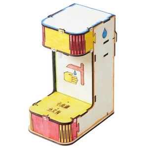 Kit de lavage des mains en mousse à détection automatique en bois OKYN-G5774, kit d'expérimentation scientifique DIY - Product Image 2