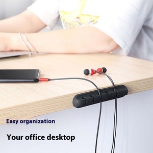 Tích Hợp Cáp Kẹp Thiết Bị Dây Chủ Dưới Bàn Quản Lý Dòng Dây Tổ Chức Cáp Kẹp Cho Tường Và Bảng - Product Image 5