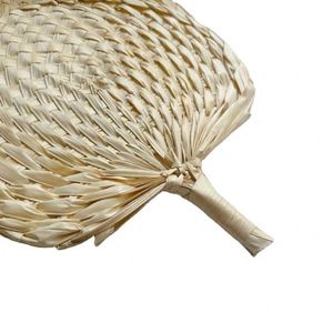 พัดใบปาล์มสานมือสไตล์ฤดูร้อน มูซา บาชู งานฝีมือย้อนยุค ของขวัญแปลกใหม่ - Product Image 6