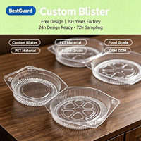 Barquette en plastique transparente sur mesure pour gamelle d'alimentation pour animaux de compagnie, emballage cadeau pour produits pour animaux, doublure de présentation