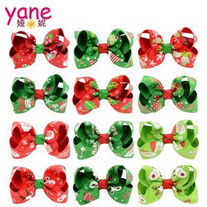 เครื่องประดับแฟชั่นเกี่ยวกับคลิปเครื่องผูกกับ <span class=keywords><strong>JOJO</strong></span> โบว์ผมที่มีคุณภาพสูงโบว์สำหรับคริสมาสต์ - Product Image 2