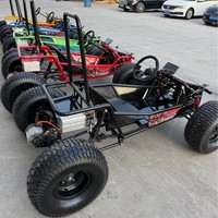 Buggy Offroad 212CC Kecepatan Tinggi 4x4 Go Kart Dengan Roll Cage untuk Berkendara di Bukit Pasir dan Jalur Hutan