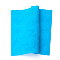 DIY 8 Arten Zucker-Spitzenmuster-Fondantmatte Blumenmuster Silikonform Fondant-Kuchen-Spitzenprägematten zur Kuchendekoration