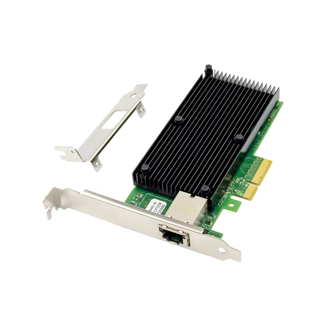 X550 10G Converged NIC Network Card Single-RJ45 PCIe X4 10GbE Network Adapter for Server Application AI Wired Stock