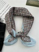 Op maat gemaakte katoenen lichtgewicht hoofdband vierkante sjaal bandana kleine hoofddoek picknick flat lay fiets windscherm accessoire