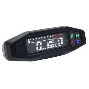 Mini Lcd universel RPM compteur de vitesse odomètre numérique Instrument électrique compteur de <span class=keywords><strong>moto</strong></span> pour KR200 Accesorios Para Motocicleta - Product Image 4