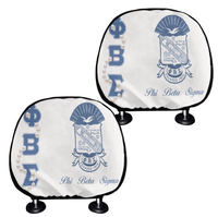 Housses de repose-tête de voiture personnalisées avec lettres grecques Gamma Phi Delta Sorority, imprimé perle, protection de siège, décoration intérieure de voiture, cadeau
