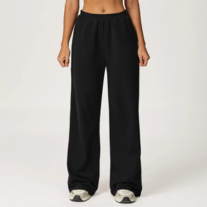 Abbigliamento all'ingrosso <span class=keywords><strong>pantaloni</strong></span> larghi da <span class=keywords><strong>donna</strong></span> <span class=keywords><strong>pantaloni</strong></span> larghi da ginnastica <span class=keywords><strong>pantaloni</strong></span> larghi da allenamento <span class=keywords><strong>pantaloni</strong></span> larghi a vita alta - Product Image 6