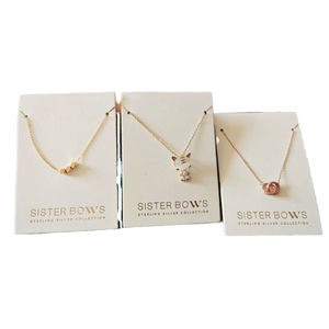 Livraison rapide Logo personnalisé carton épais 600gsm blanc Kraft papier carte bijoux collier carte avec feuille d'or Logo <span class=keywords><strong>et</strong></span> <span class=keywords><strong>site</strong></span> Web - Product Image 1