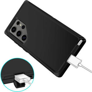 <span class=keywords><strong>Coque</strong></span> de téléphone Defender noire avec clip ceinture et béquille rotative à 360° pour <span class=keywords><strong>Samsung</strong></span> <span class=keywords><strong>Galaxy</strong></span> S24 S25 S26 Ultra – Offre Spéciale - Product Image 5