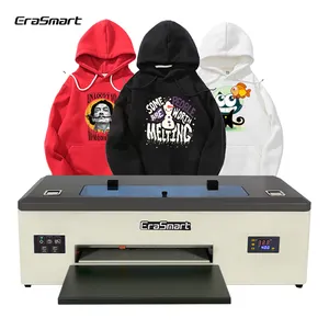 Erasmart White Ink Circulation System 300mm Heat Transfer Pet Film DTF L1800 Printer T Shirt Printing Machine DTF Printer