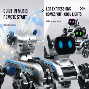 Xinfei mainan radio kontrol stunt mobil suara lampu <span class=keywords><strong>smart</strong></span> dog <span class=keywords><strong>AI</strong></span> cerdas rc <span class=keywords><strong>Robot</strong></span> untuk anak-anak dan usia - Product Image 3