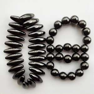 Contoh Gratis Batu Magnet Khusus Perawatan Kesehatan Bahan Magnetik Ferrite 10/15mm Hitam Poles Magnet Ferrite Bentuk Roti - Product Image 6