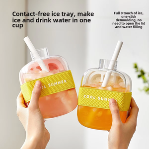 Nhựa hộ gia đình <span class=keywords><strong>Ice</strong></span> <span class=keywords><strong>Cube</strong></span> khuôn Khay ép tủ lạnh hộp lưu trữ cho tự chế đông lạnh <span class=keywords><strong>Ice</strong></span> Kettle rơm thực phẩm sử dụng - Product Image 5