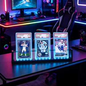 Expositor de Tarjetas Acrílicas Iluminado con Carga USB, Duradero, para Tarjetas de Alto Valor, Venta al Por Mayor - Product Image 2