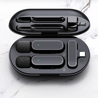 Diskon besar mikrofon Lavalier K61 K60 Mini portabel mikrofon konstruksi logam Audio Video Noise cancelling Rekam pasang nirkabel