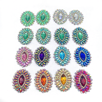 Patchs brodés en résine personnalisés à appliquer au fer à repasser, motif fleur, pour accessoires de chapeau, costumes de carnaval de Trinité