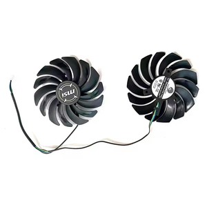 พัดลมระบายความร้อน GPU ขนาด 95 มม. 4 พิน DC 12V 0.4A รุ่น PLD10010S12HH PLD10010B12HH สำหรับ <span class=keywords><strong>MSI</strong></span> Radeon RX <span class=keywords><strong>5600</strong></span> <span class=keywords><strong>XT</strong></span> GAMING MX - Product Image 4