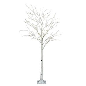 Árbol LED exterior con efecto de ramas nevadas, iluminado y decorativo, ideal para crear ambientes festivos y realzar espacios al aire libre. - Product Image 1