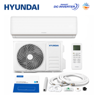 Unit AC Sistem Split Inverter HYUNDAI 12000 BTU Refrigeran R32 Garansi 3 Tahun Bersertifikasi CE