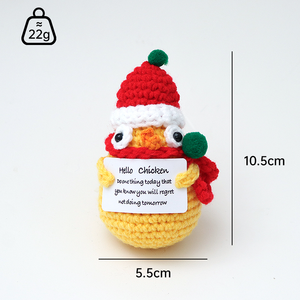 Muñeco de Ganchillo de Hombre de Jengibre, Decoración Navideña Hecha a Mano, Lindo Amigurumi, Regalo Navideño, Muñeco de Ganchillo de Hombre de Jengibre - Product Image 3