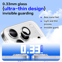 Aurey Anti-Réfléchissant Mobile Caméra Verre pour Téléphone Caméra Lentille Protecteur Film pour iphone 17 Pro Max