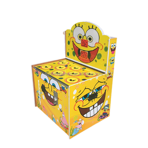 In vendita <span class=keywords><strong>SpongeBob</strong></span> Whack una talpa che colpisce la rana per bambini macchina da gioco Frog Hammer Arcade redimtion Game Machine - Product Image 3