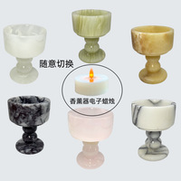 Vente en gros de diffuseurs d'arômes et de lampes aromatiques électroniques haut de gamme, personnalisables, en pierre naturelle faite à la main, pour Noël