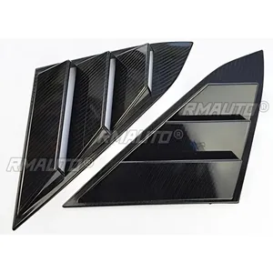 For Honda Civic 10th Gen 2016-2020 Body Kit Rear Quarter Panel <b>Window</b> Glossy Black <b>Window</b> Louver Side <b>Vent</b> Trim Car Accessories - Product Image 6