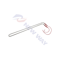 Élément chauffant à cartouche en laiton et acier inoxydable à haute efficacité énergétique avec thermocouple pour pièces de chauffage