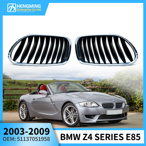 Griglia paraurti anteriore cromata argento maglia 51137051957 51137051958 per BMW <span class=keywords><strong>Z4</strong></span> serie <span class=keywords><strong>E85</strong></span> - Product Image 3