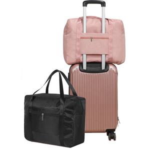 נשים בנות 'לשאת-על נסיעות tote ספורט לשק חול תיק מטען עם סגירת רוכסן עשוי פוליאסטר - Product Image 3