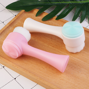 Brosse nettoyante pour le visage coréenne avec brosses de massage en silicone, outils de soin de la peau - Product Image 6