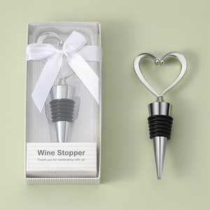 Heart Shaped <b>Wine</b> <b>Stopper</b> Metal Sealing Bottle Plug For Wedding Party Gift - Product Image 1