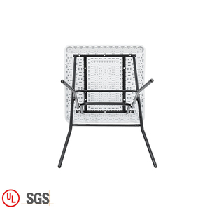 <span class=keywords><strong>Table</strong></span> de bar pliante d'extérieur carrée blanche en plastique pour 4 personnes, pour restaurant, <span class=keywords><strong>cocktail</strong></span> - Product Image 4