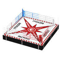 Équipement de boxe international de haute qualité pour la compétition, ring de boxe personnalisé avec logo, modèle WILLON DL-R1305, taille 6m*6m