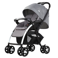 Poussette de voyage compacte pour bébé, pliable, légère, châssis en acier inoxydable, capacité de charge de 20 kg, pour 0-36 mois